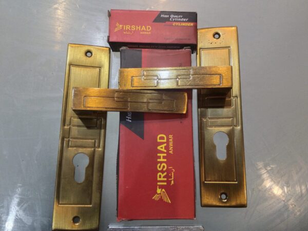 Irshad Anwar Premium Handle Lock – Matte Coffee Finish