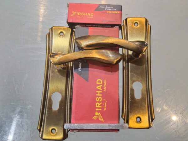Irshad Anwar Premium Handle Lock – Matte Coffee Finish