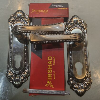 Irshad Anwar Premium Handle Lock – Matte Black Finish
