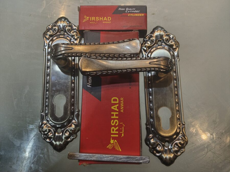 Irshad Anwar Premium Handle Lock – Matte Black Finish
