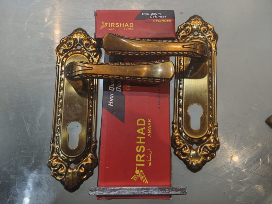 Irshad Anwar Premium Handle Lock – Matte Coffee Finish