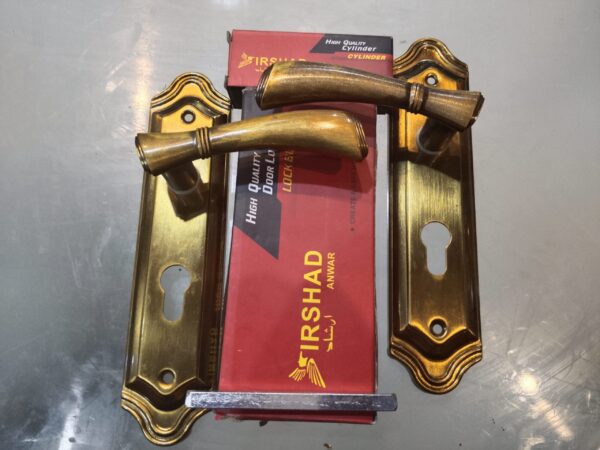 Irshad Anwar Premium Handle Lock – Matte Coffee Finish