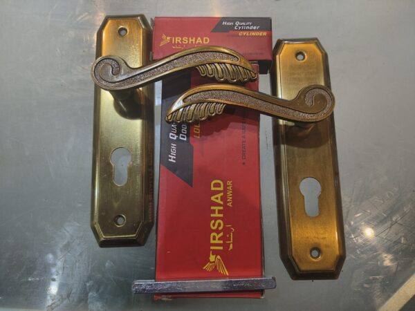 Irshad Anwar Premium Handle Lock – Matte Coffee Finish