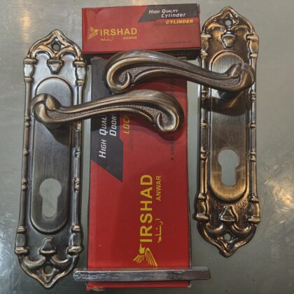 Irshad Anwar Premium Handle Lock – Matte Black Finish
