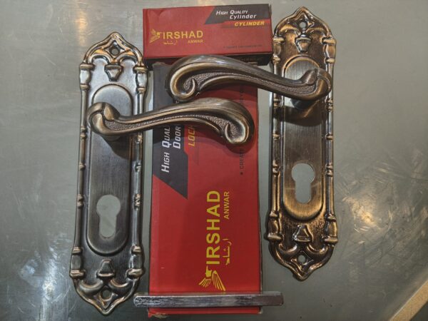 Irshad Anwar Premium Handle Lock – Matte Black Finish