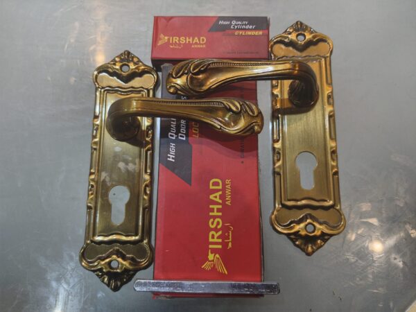 Irshad Anwar Premium Handle Lock – Matte Coffee Finish